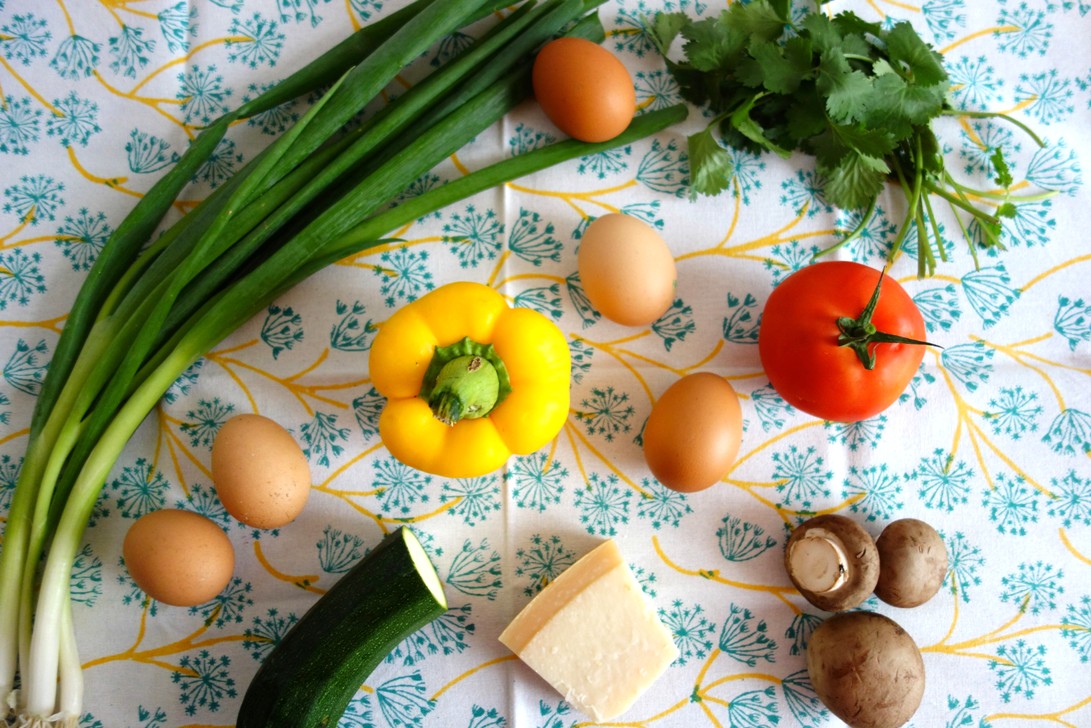 Ingredients for Rainbow Breakfast