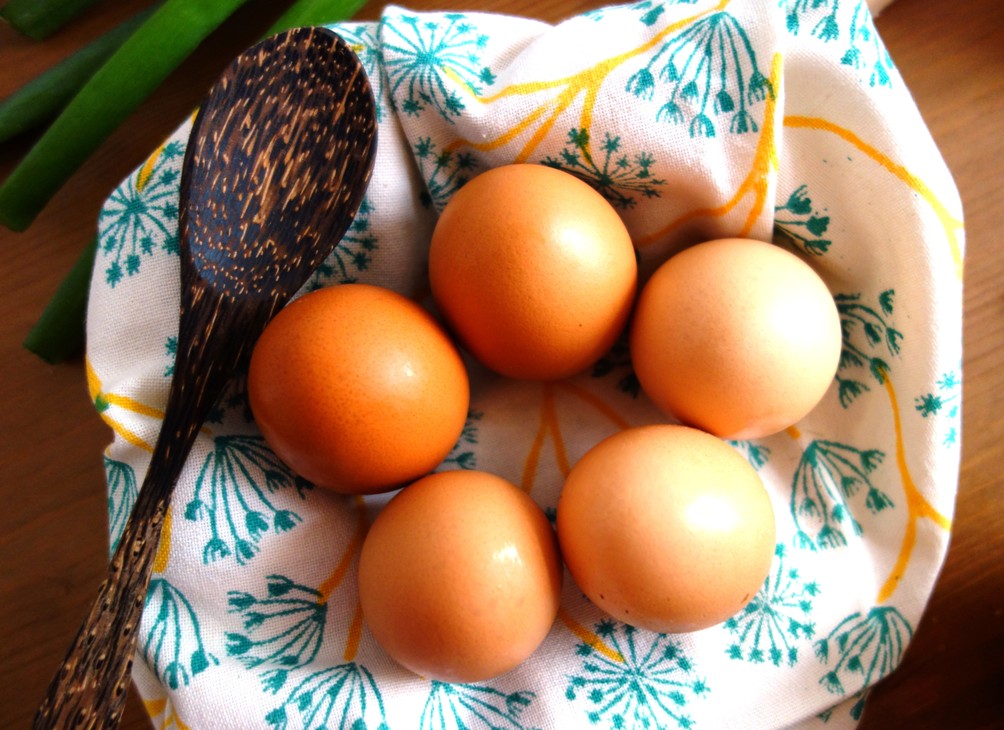 Eggs in a bowl