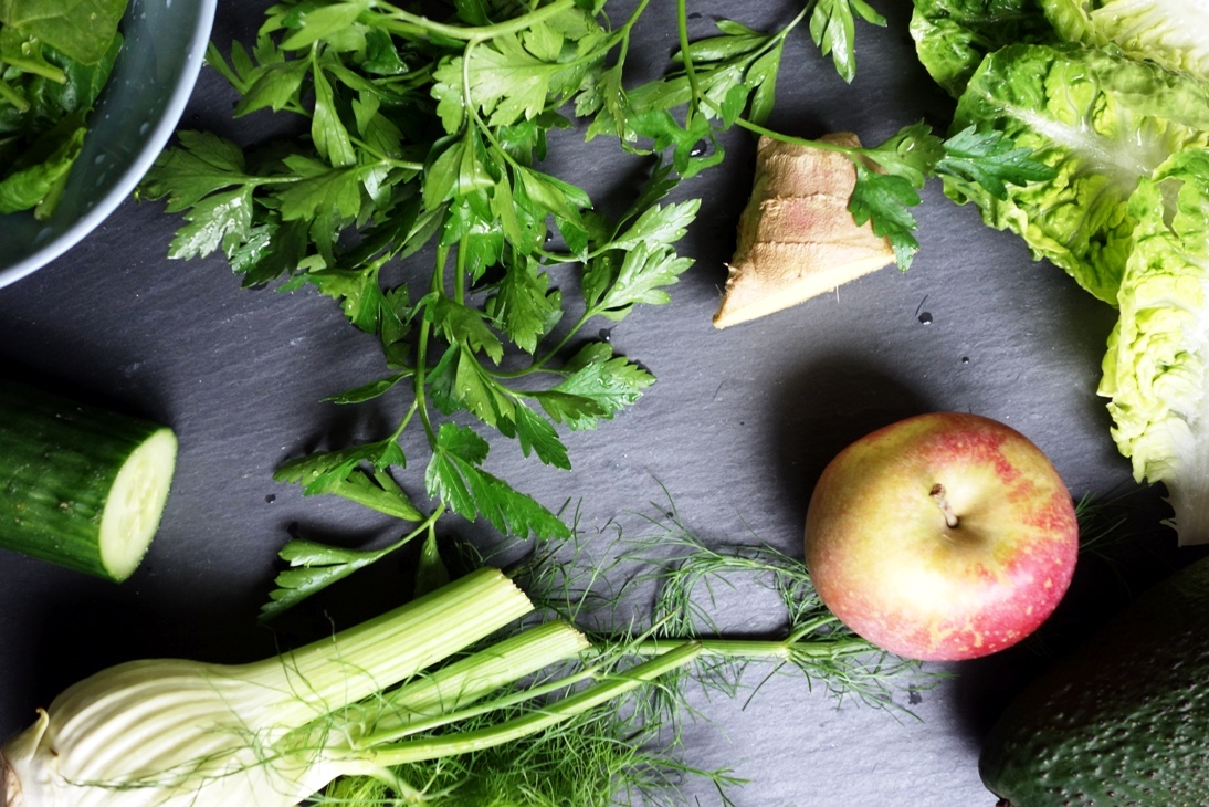 Ingredients for Green Juice