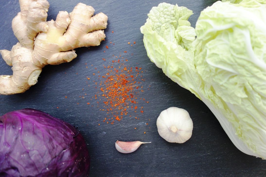 Ingredients for Kimchi